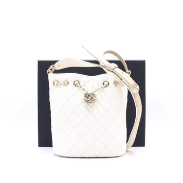 CHANEL Caviar Drawstring Bucket Shoulder Bag and Crossbody Bag 21 Season AS2281B04893 152895414