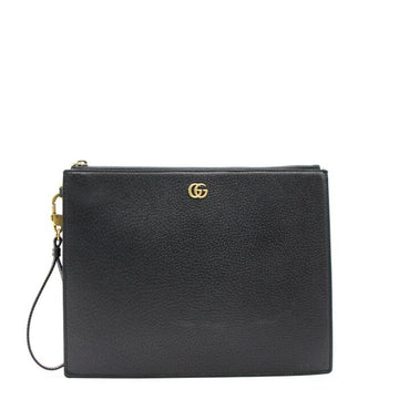 GUCCI レザー ストラップ ポーチ クラッチバッグ aa14031 152895169