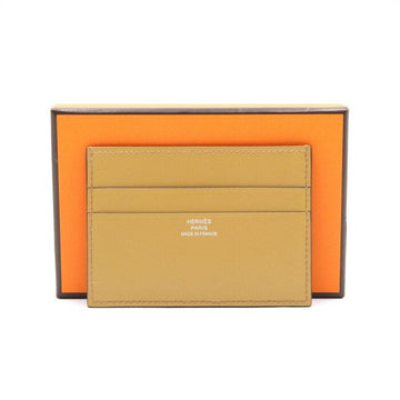 HERMES Cheval Picto Leder Kartenhalter Geldbörse braun 40362 152895619