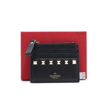 VALENTINO Schwarz Rockstud Reißverschluss Kartenetui aa38284 152895654