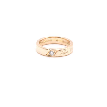 VAN CLEEF & ARPELS Etoile 4mm Hochzeitsband Ring 1P Diamant 006 Karat 152895560