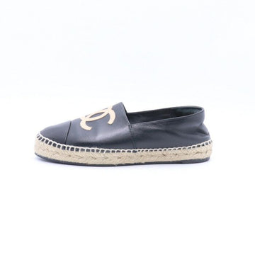 CHANEL Ramskin schwarze Espadrilles Slip-On Damen Sneakers G29762 152898008