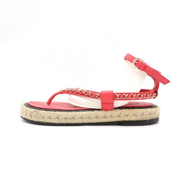 CHANEL G36921 Saison 21 Strandkette Espadrille Damen Sandalen Slipper 41118 152897822