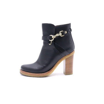 Mulberry HH Buti Tosakana Leather Mid-Heel Ankle Boots 1179918A100 152897855