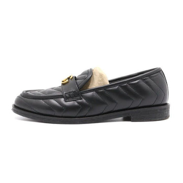 Gucci Black GG Marmont Matelassé Women Loafers 670399 152898020