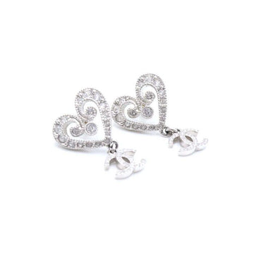 CHANEL ABC161 Ohrringe mit Kristallherz CC 152896438