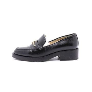 CHANEL CC Logo Black Moccasin Women's Loafer 2223 Season G39520 152897874