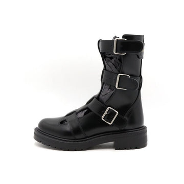 Dior Black Buckle Strap Chunky Sole Women's Ankle Boots KCI928VEA 152897829