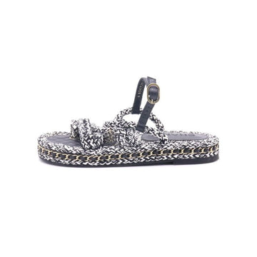 CHANEL クルーズ CCロゴ ロープストラップ サンダル 21シーズン G36925 152898038
