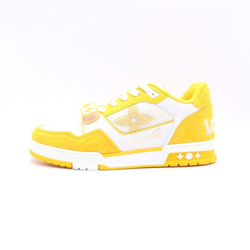 Louis Vuitton Monogram Denim Yellow Velcro Strap Trainer Sneakers 1A9ZD7 152897847