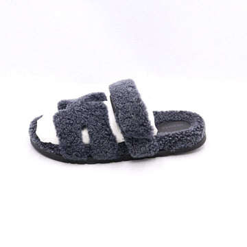 Hermes Shearling Slipper Sandals Unisex aa38013 152898024