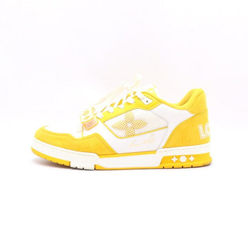 Louis Vuitton Monogram Denim Yellow Velcro Strap Trainer Sneakers 1A9ZD7 152897898