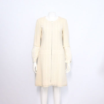 CHANEL Damenzipperkleid mit Robe in Ecru Farbe 13 Saison P45181 152898305