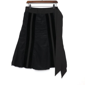 Saint Laurent Silk Velvet Straight Women Skirt 100842 152898427