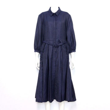 Gabriella Hearst Navy Cashmere Silk Women's Dress aa36738 152898771