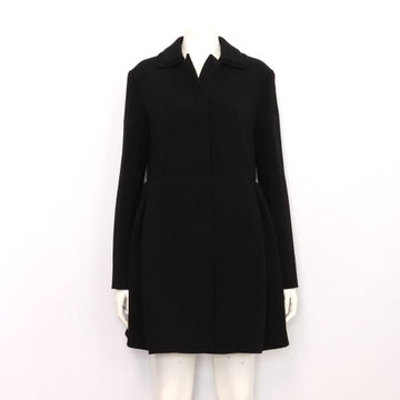 Miu Miu Black Polyester Women's Coat MS746 aa38445 152898317