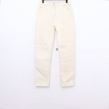 Hermes H0E0430 White 100% Cotton Women's Pants aa35981 152898467