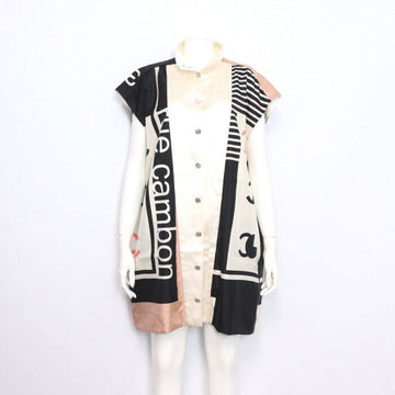 CHANEL 21 Saison CC Logo 100% Seide Damen ärmellose Jacke 70572V62062 152898600