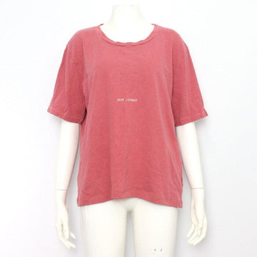 SAINT LAURENT Oversized T-Shirt mit klassischem Logo in Rosa 531185 19 Saison 152898532
