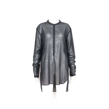 SAINT LAURENT Durchsichtige Button Baumwolle Damen Hemd 503929 152898556