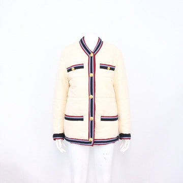 GUCCI Washed Puffer Jacket mit GG Knöpfen 582420 152898599
