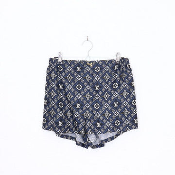 LOUIS VUITTON Seidenmonogramm Seiden Twill Pyjama Damen Shorts 19093 152898449