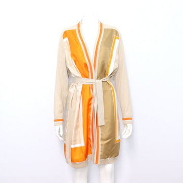 Hermes Ex-Libris Twilly Cashmere Silk Blend Long Women's Cardigan Robe H3E2804D7W434 152898510