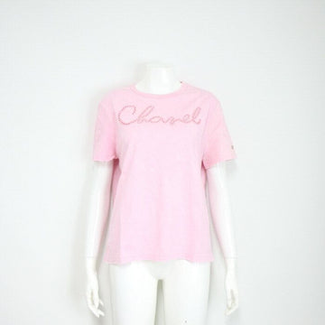 CHANEL 20シーズン 刺繍 CCロゴ クリスタル装飾 レディース 半袖 Tシャツ P64318 152898853