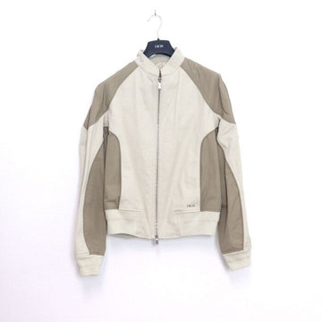 Dior Bomber Jacket Gray Cotton Canvas Men's Jacket 393C430A5833 152899036