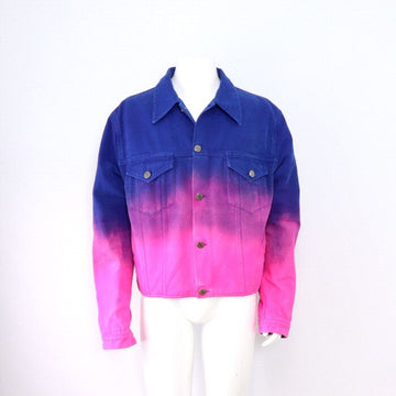 Louis Vuitton Gradient Cropped Men's Denim Jacket 1A9T3F 152899104