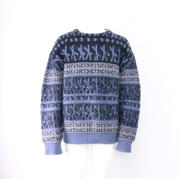 GIVENCHY Jacquard Crewneck Herren Strickpullover mit Logo-Muster P00635289 152899107