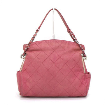 CHANEL Pink Lambskin Quilted Ultimate Soft Hobo Large Shoulder Bag A29285 152893131
