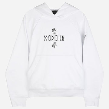 MONCLER コットン フーディ Tシャツ ホワイト 8G00008 809KR 001 71789606
