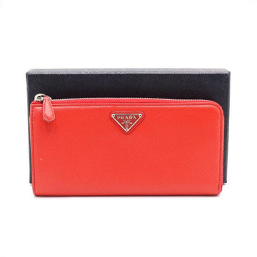 Prada Vitello Move Zip Long Wallet with Gold Logo 1ML183 152895209