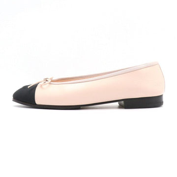 CHANEL Zweifarbige Lammleder Klassische Ballerinas für Damen G02819 152897778