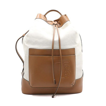 TODS Gestanztes Logo Leder Drawstring Unisex Rucksack 152892850