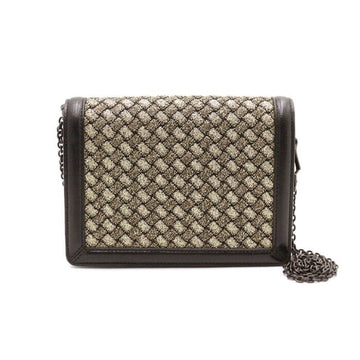 Bottega Veneta Intrecciato Knit Lurex Montebello Mini Chain Shoulder Bag and Crossbody aa43003 152893909