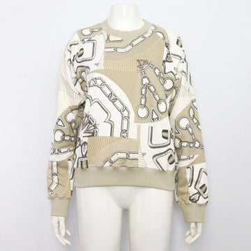 Hermes Sweatshirt H4623DGF838 Beige 24 Season 152898584