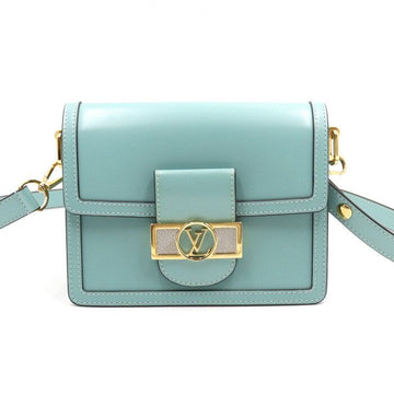 Louis Vuitton M55837 Sky Blue Leather Mini Dauphine Shoulder Bag and Crossbody aa43328 152893214