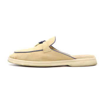 Loro Piana Suede Babouche Chams Work Women's Mule Slipper FAL5900 152897789