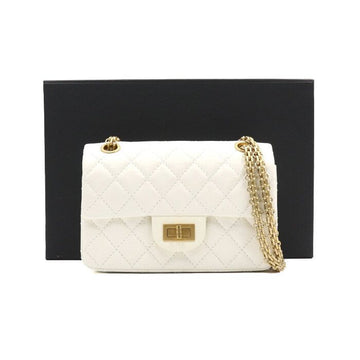 CHANEL Vintage Mini Calfskin Gold Metal Shoulder Bag Crossbody 255 AS0874 152892851