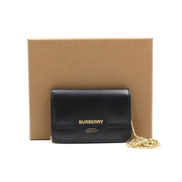BURBERRY Mini-Kartenetui WOC mit goldener Kette 8011478 152893251