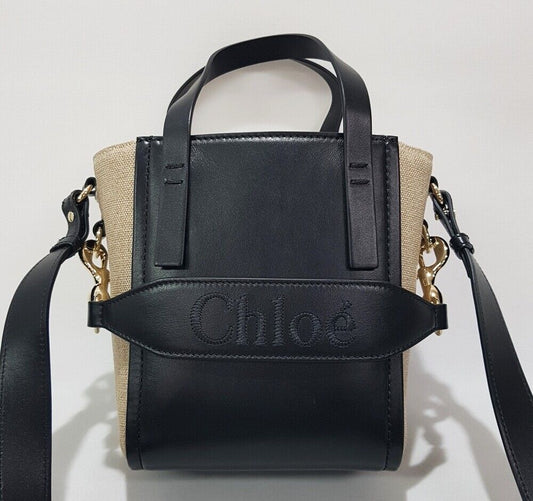 CHLOE センス ロゴ スモール トートバッグ 112860021