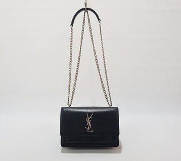 Saint Laurent Sunset Mini Silver Chain Shoulder Crossbody Bag 114360731
