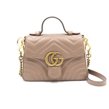 GUCCI GG Marmont Mini Tote Bag mit Obergriff und Crossbody-Gurt 547260 152893846