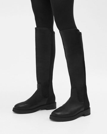 THEORY レザー製ニーハイブーツ N07AC024 001 125842753