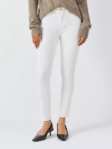 FRAME Refurbished Size 26 Le High Skinny Denim White 121649370