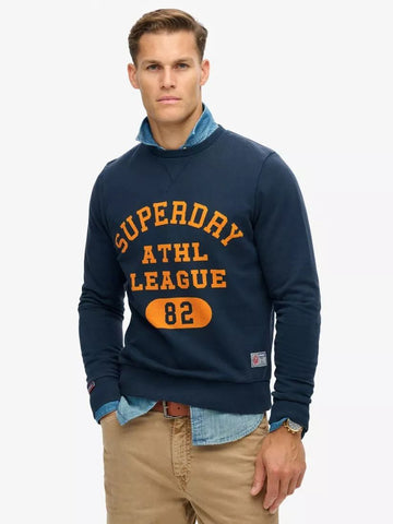 Superdry Classic Crew Neck Sweatshirt Navy L 119241889