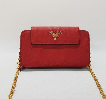 PRADA サフィアーノ フラップ チェーン クロスバッグ 1ZH048 114872321