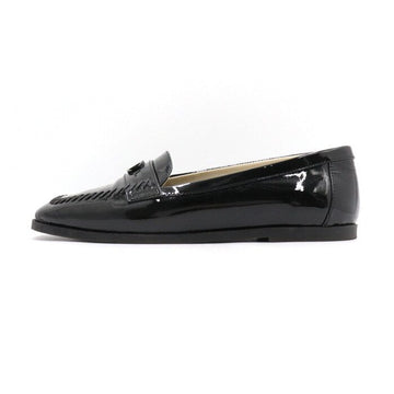 CHANEL Black Patent Leather Women's Loafers G45409 152897759